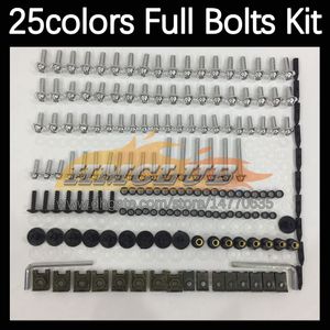 268PCS Kit completo de tornillos completos para cuerpo de MOTO para KAWASAKI NINJA ZX 6R 6 R CC ZX636 ZX6R ZX-636 ZX-6R 03 04 2003 2004 Pernos de carenado de motocicleta Pernos de parabrisas Tuercas de tornillo Juego de tuercas