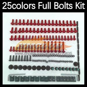 268PCS Complete Moto Body Volledige schroeven Kit voor Kawasaki Ninja ZX900 ZX 9R 900 9 R 900CC ZX9R ZX-9R 00 01 2000 2000 2001 Motorfietsbouten Bouten Boutschroef Noer Noot Noot Noot