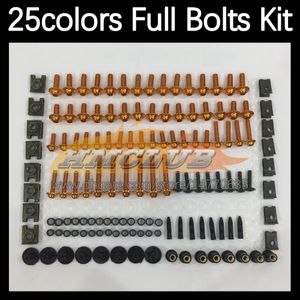 268PCS Complete Moto Body Volledige schroeven Kit voor Suzuki GSXR 1000 1000cc GSXR1000 K9 2009 2010 2011 2012 13 14 15 16 Motorfietsbeurt Bouten voorruitboutschroefmoer moer