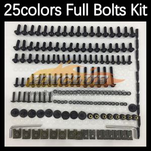 268PCS Kit completo de tornillos completos para KAWASAKI NINJA ZX636 ZX6R ZX-636 ZX-6R ZX 6R 6 R CC 07 08 2007 2008 Pernos de carenado de motocicleta Pernos de parabrisas Tuercas de tornillo Juego de tuercas