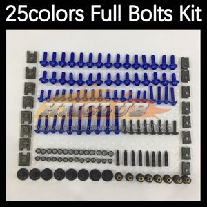 268PCS Complete Moto Body Volledige schroeven Kit voor Yamaha YZF R1 YZF-R1 YZFR1 15 16 17 18 19 2015 2015 2017 2018 2019 Motorfietsbeurten Bouten voorruitschroef moer set