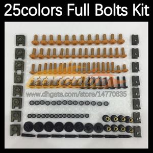 268PCS Kit complet de vis de corps de MOTO pour HONDA CBR919RR CBR900RR CBR 919 RR 919RR CBR919 RR 98 99 1998 1999 Boulons de carénage de moto Boulon de pare-brise Vis Écrous Écrou