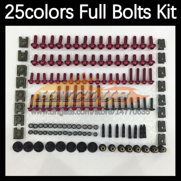 268PCS Kit complet de vis de corps de MOTO pour YAMAHA Thunderace YZF 1000R YZF1000R 05 06 07 2004 2005 2006 2007 Carénage de moto3107