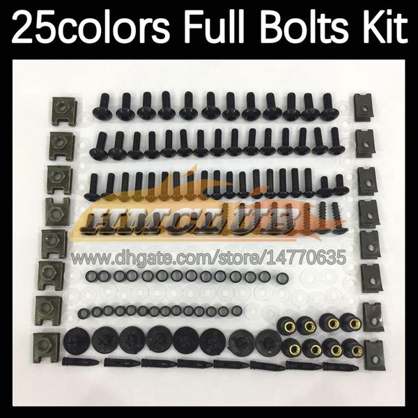 268PCS Kit complet de vis de corps de MOTO pour YAMAHA YZF1000R Thunderace YZF 1000R 96 97 98 99 00 2001 2002 2003 Moto Fairin283G