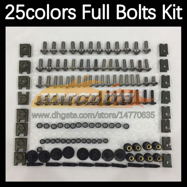 268PCS Kit completo de tornillos completos para carrocería de MOTO para SUZUKI GSXR 1000 CC 1000CC GSX R1000 K5 GSXR1000 05 06 2005 2006 Pernos de carenado de motocicleta Perno de parabrisas Tuercas de tornillo