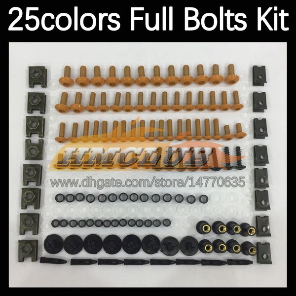 268pcs Kit de tornillos completos de cuerpo completo para Honda NSR250R MC28 PGM4 NSR 250R 250 R 94 95 96 97 98 99 1994 1999 Pernos de carenado de motocicletas Tuercas de tornillo de tornillo