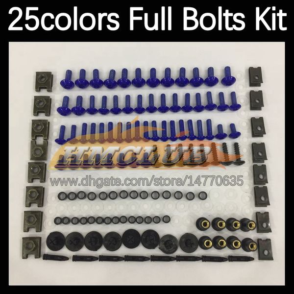 268PCS Kit completo de tornillos completos para carrocería de MOTO para HONDA NSR250R MC28 PGM4 NSR 250R 250 R 94 1995 1996 1997 1998 1999 Pernos de carenado de motocicleta Perno de parabrisas Tuercas de tornillo