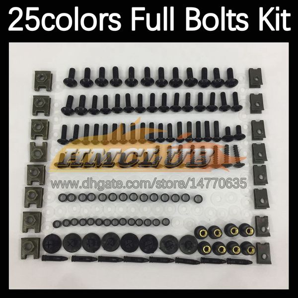 268PCS Kit completo de tornillos completos para carrocería de MOTO para HONDA CBR250RR MC19 CBR250 RR CBR 250RR CBR 250 RR 88 89 1988 1989 Pernos de carenado de motocicleta Perno de parabrisas Tuercas de tornillo