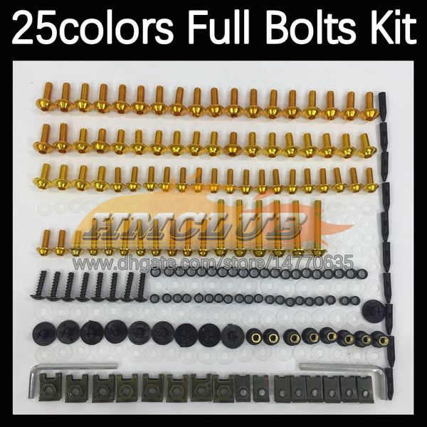 268PCS Kit completo de tornillos completos de cuerpo de MOTO para KAWASAKI NINJA 650R ER-6F ER 6F 650 R ER6F 2012 2013 2014 2015 2016 Pernos de carenado de motocicleta Perno de parabrisas Tornillo Tuercas Tuerca