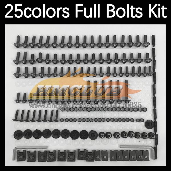 268PCS Kit completo de tornillos completos para cuerpo de MOTO para KAWASAKI NINJA 650R ER-6F ER 6F 650 R ER6F 17 18 19 2017 2018 2019 Pernos de carenado de motocicleta Pernos de parabrisas Tuercas de tornillo Juego de tuercas