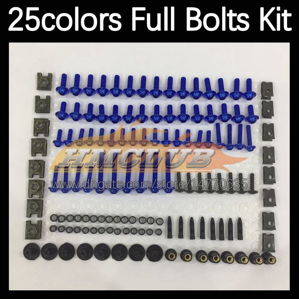 268PCS Kit completo de tornillos completos para el cuerpo de MOTO para HONDA CBR400 CBR 400RR 400 RR NC23 CBR400RR 87 88 89 1987 1988 1989 Pernos de carenado de motocicleta Perno de parabrisas Tuercas de tornillo