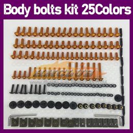 268 Uds pernos de carenado de motocicleta Kit de tornillos completos para HONDA NSF 100 NSF-100 NSF100 06 07 08 09 10 2006 07 2008 2009 2010 completo MOT224T