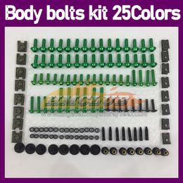 268 Uds pernos de carenado de motocicleta Kit completo de tornillos para KAWASAKI NINJA ZX636 ZX6R ZX-636 ZX-6R ZX 6R 6 R CC 07 08 2007 2008 completo MO254y