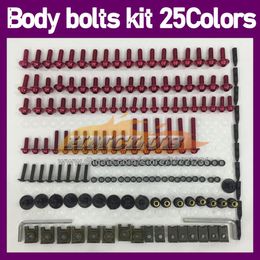 268PCS Motorcycle Kuip Bouten Volledige Schroef Kit Voor KAWASAKI NINJA ZX9R ZX-9R ZX900 ZX 900 9R 9 R 900CC 98 99 1998 1999 Compleet MO288v