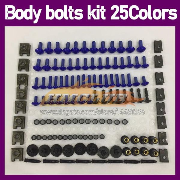 268pcs Pornos de carenado de motocicletas Kit de tornillo completo para Kawasaki Ninja ZX 12 R 12R ZX1200 CC ZX-12R ZX12R 00 01 2000 2001 Moto293j completo