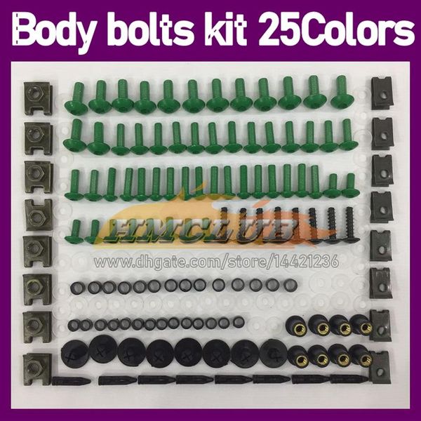 Kit completo de tornillos de carenado para motocicleta, 268 Uds., para KAWASAKI NINJA ZX10R ZX 10R 10 R ZX-10R 2011 2012 2013 2014 2015, MOTO completo 244l