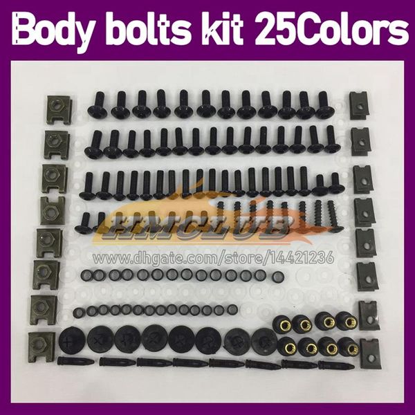 268 Uds pernos de carenado de motocicleta Kit completo de tornillos para KAWASAKI NINJA ZX-12R ZX 12 R 12R ZX1200 ZX12R 02 03 04 05 06 02-06 completo MO295O