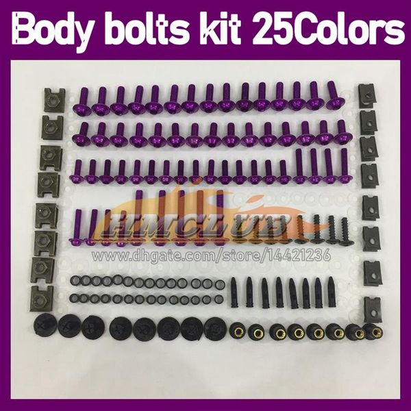 Kit completo de tornillos de carenado para motocicleta, 268 Uds., para KAWASAKI NINJA ZX 14R 14 ZX-14R ZX14R 2012 2013 2014 2015 2016 2017 completo MO199T