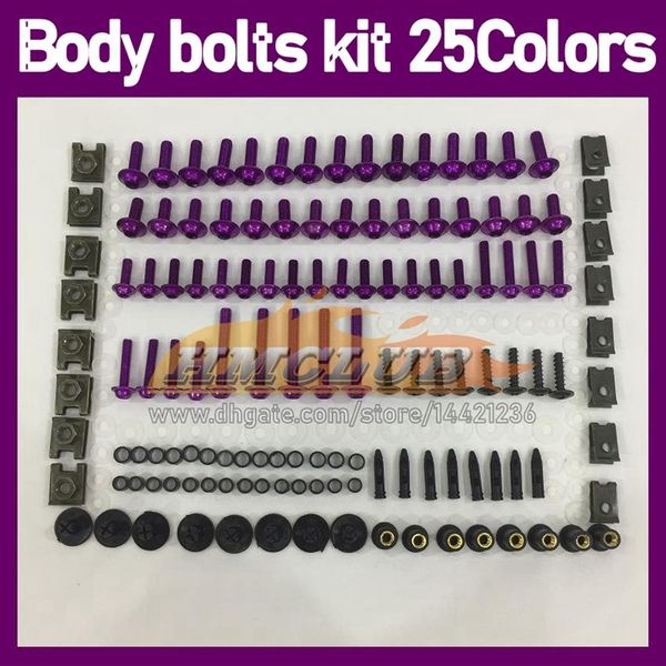 268 Uds pernos de carenado de motocicleta Kit completo de tornillos para KAWASAKI NINJA ZX 14R 14 ZX-14R ZX14R 2012 2013 2014 2015 2016 2017 completo MO215G