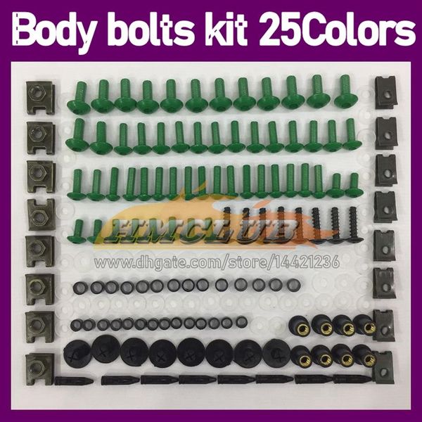 268 Uds pernos de carenado de motocicleta Kit completo de tornillos para KAWASAKI NINJA ZX250 ZX-250 ZX 250R 250 R CC ZX250R 08 09 10 11 12 completo MOT288Y