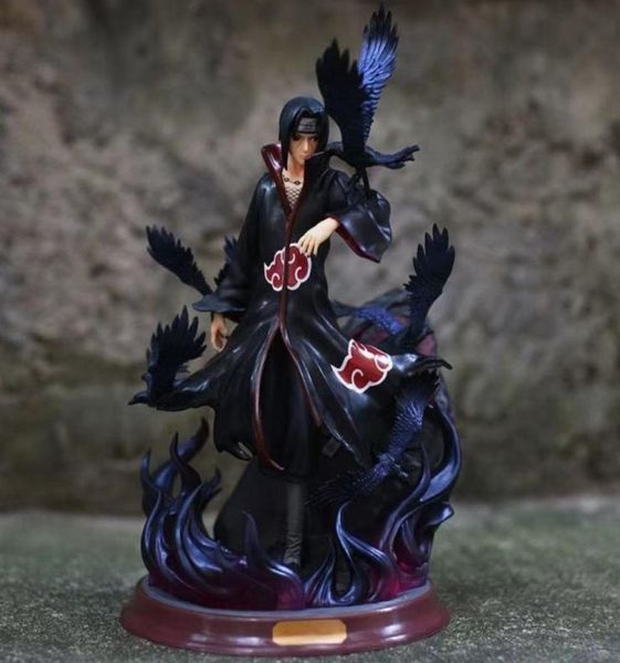 Figura de acción GK de 26 cm Shippuden Uchiha Itachi PVC Anime modelo estatua juguete coleccionable Figma5654649