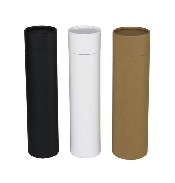 26 cm Hauteur 25pack Mailer Paper Cardboard Colder Cylinder Round Bottle Packaging Boad Paperboard Tube6588865