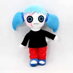 Juguetes de peluche de chica de terror de 26 cm para regalo de muñecas de Halloween para niños