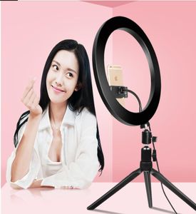 26cm téléphone LED anneau lumineux Selfie anneau lampe nouveauté nouveautés 2019 photographie vidéo en direct Studio lumière de remplissage Po lumière pour Smartph6149273