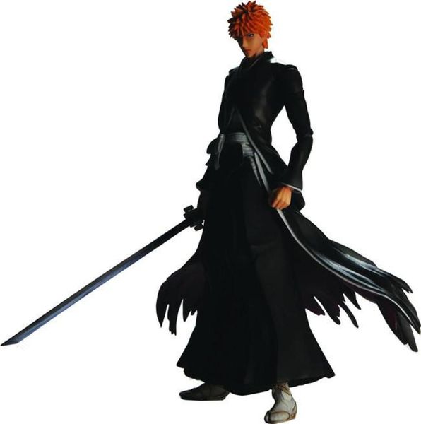 26cm Play Arts Kai Bleach Kurosaki Ichigo Figures d'anime japonais One Piece Action Collection de modèle PVC pour Girls Kids Lover Gift5106651