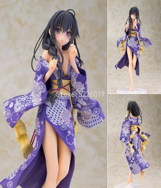 26 cm Yukino Yukinoshita Yukata figurine d'anime sexy mon adolescent comédie romantique SNAFU 2 figurine Yui Yuigahama figurine d'action sexy jouets H0818155265