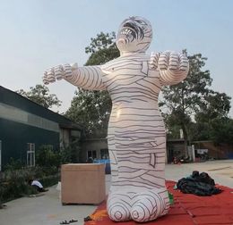 26 pieds Haut Prix d'usine personnalisé Maman gonflable durable ballon blanc d'événements fantômes blancs Halloween Décoration de plein air
