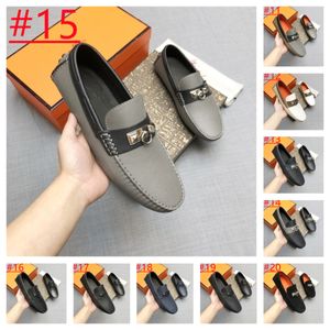 26Model Echte lederen handgemaakte schoenen Men Designer Loafers glijden op zakelijke casual schoenen