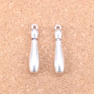 26 stks Antiek Zilver Brons Geplateerde Bowling Pins Charms Hanger DIY Ketting Armband Bangle Bevindingen 32 * 7mm