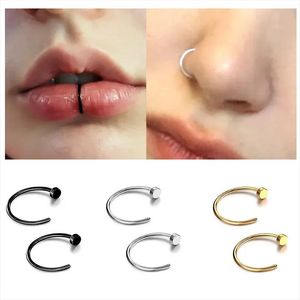 26 stcs nep neusringen voor vrouwen 316L roestvrijstalen lip labret ring neusgat nostril piercing piercing studs sieraden 240528