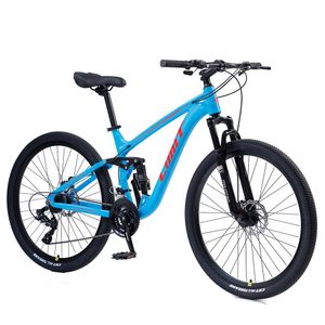 27.5 Inches Cross-Country Mountain Bike Highway Bicycle Shock Absorption Mechanics Disc Brake Aluminum Frame