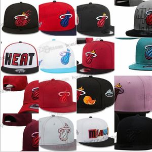 27 Colors Mens Baseball Snapback Hats Classic Toutes les équipes Red Vintage Black Camo Miami 