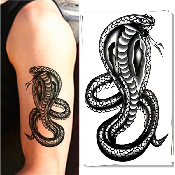 27 diseños impermeable tatuaje temporal pegatina tigre dragón halcón serpiente para hombres tatuaje pegatinas flash tatuaje falso arte corporal