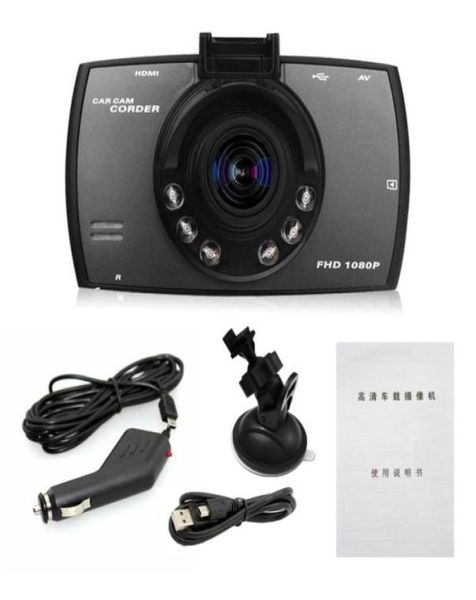 27 pulgadas Pantalla HD Dash Cam Camera Camera DVR Novatek PZ906 G30 Detección de movimiento El ciclo de bloqueo OneKey Grabación GSensor IR LI7762720262