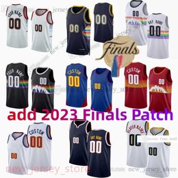 27 Jamal 15 Jokic Murray Jersey Maillots de basket-ball imprimés sur mesure 32 Jeff Green Ish Smith Zeke Nni Vlatko Cancar Peyton Watson Brown Finales