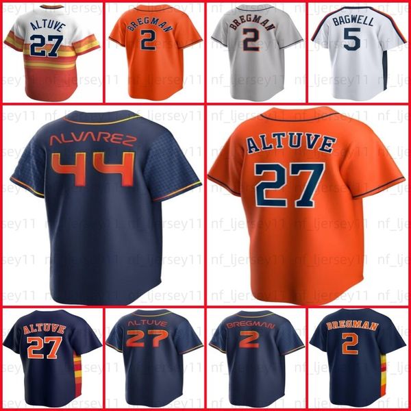 27 Jose Altuve Jersey 44 Yordan Alvarez Béisbol 2 Alex Bregman Yuli Gurriel Jeremy Pena Kyle Tucker Justin Verlander Nolan Ryan Craig Biggio Jeff Bagwell 34 77