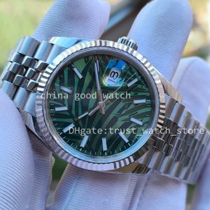 27 Stijl Horloges GMf Fabriek Mint Turquoise Wijzerplaat Automatisch Cal.3235 Beweging Horloge Heren 904L Staal Nieuw Jubileum Wimbledon Band 36mm GMF Horloges Super Lichtgevend