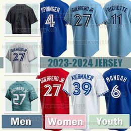 27 Vladimir Guerrero Jr. Jersey 2 Justin Turner Baseball Bo Bichette Kevin Gausman Chris Bassitt Santiago Espinal Yimi Garcia Yusei Kikuchi Nathan Lukes Jose