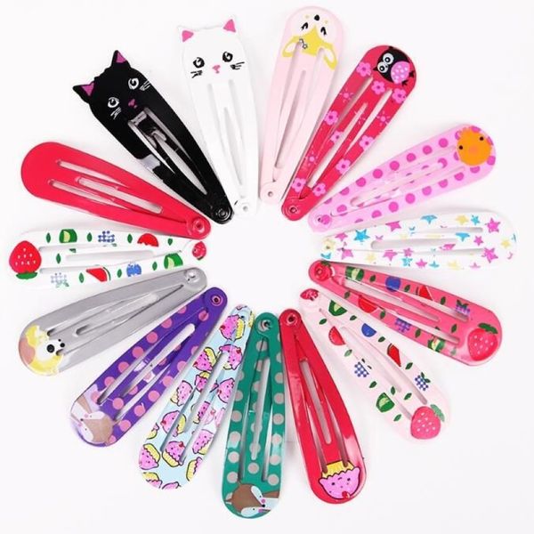 270pcs 45 Enfants Enfants Clips de cheveux Snap Barrettes Filles Coupins Mignon Bands Bands Colorful For Kids Hairgrips Accessoires de cheveux 269O