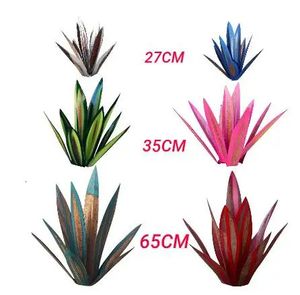 273565CM DIY Metaal Agave Planten Tequila Kunst Ambachten Ornament Rustieke Tuin Yard Sculptuur Outdoor Home Decor Accessoires 240108