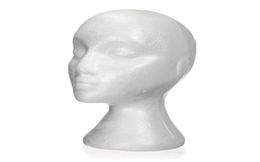 Cabeza de maniquí simulada de 275x52 cm, expositor de espuma de poliestireno para gorro, accesorios para el cabello y pelucas, maniquí de mujer de espuma 3646262