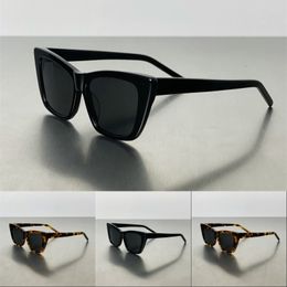 276 Mica designer zonnebrillen retro luxe bril luipaardprint outdoor zonbestendig occhiali da zool coole driehoek metalen heren zonnebril acetaat mode PJ020 B4