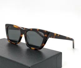 276 Mica lunettes de soleil designer populaire femmes mode rétro forme d'oeil de chat lunettes de cadre été loisirs style sauvage protection UV400 livré avec étui cadeau YY