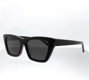 276 Mica Gafas de sol Diseñador popular Mujer Moda Retro Forma de ojo de gato Gafas con montura Verano Ocio Estilo salvaje Protección UV400 Viene con estuche