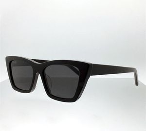 276 Mica zonnebrillen populaire ontwerper vrouwen mode retro Cat eye vorm frame bril Zomer Vrije tijd wilde stijl UV400 Bescherming man lunettes komen met etui