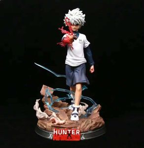 27 cm Anime chasseur x chasseur Killua Zoldyck Anime Figure PVC Action Figure Jouet Japonais Collection Modèle Poupée Cadeau Q0722